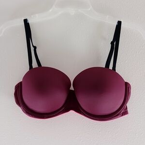 PINK Victoria's Secret Wear Everywhere Push Up Strapless Bra, 34C